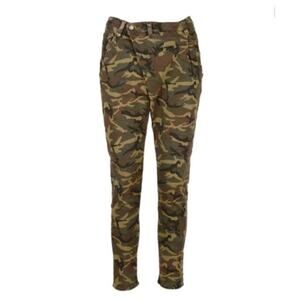 R13 X-Over Jeans In Camo Mid-Rise Sz 24 Grunge R13WM0035-15 (B